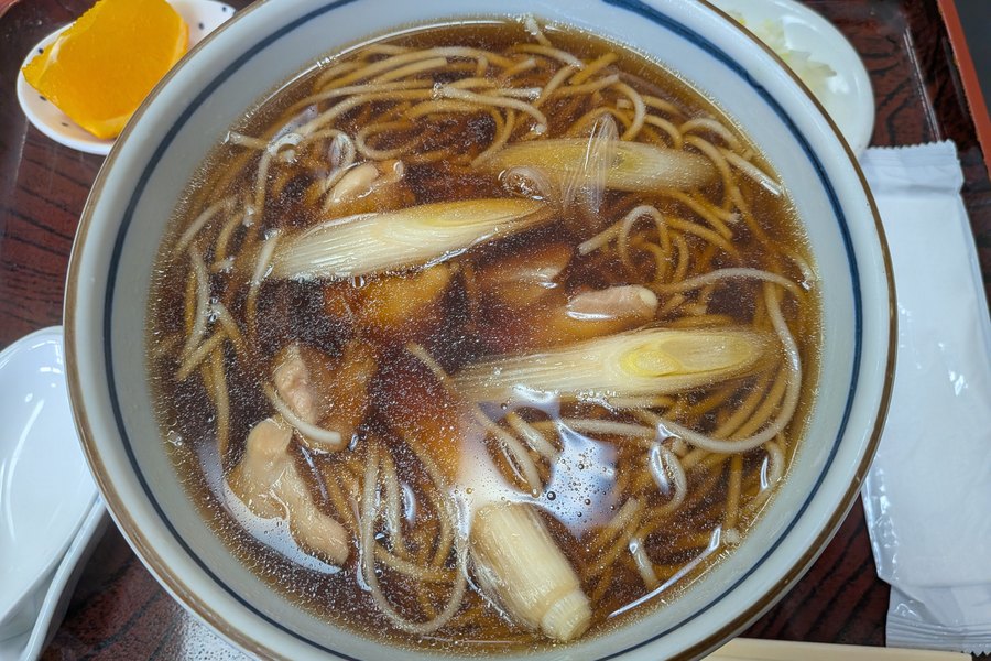 温かいかけそば